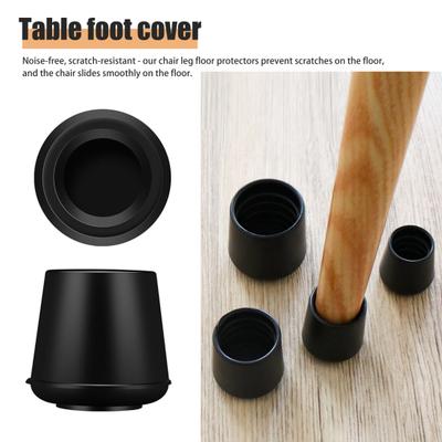 12 szt. nakładek na nogi krzeseł, ochraniacze na nogi stołków, odporne na zużycie, antypoślizgowe, proste w montażu, ochraniacze podłogowe, antypoślizgowe nakładki na nogi krzeseł
