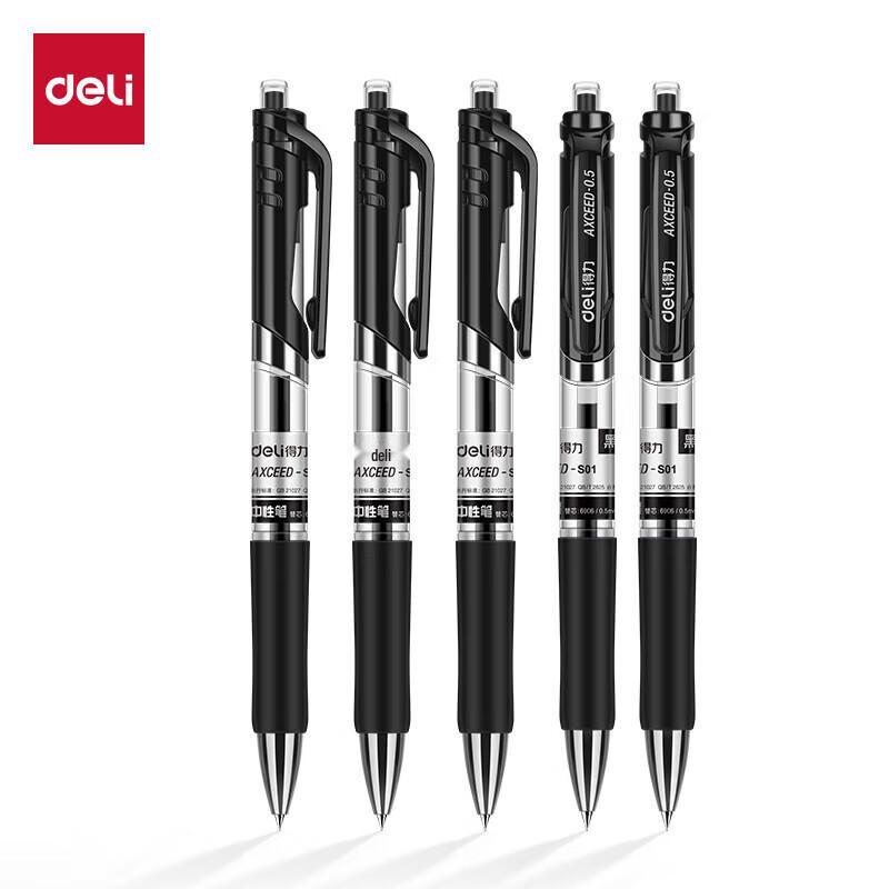 Deli S01 Retractable Gel Pen