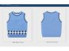 2025 Boys' Cartoon Knitted Sweater Vest - Korean Campus Style for Spring & Autumn