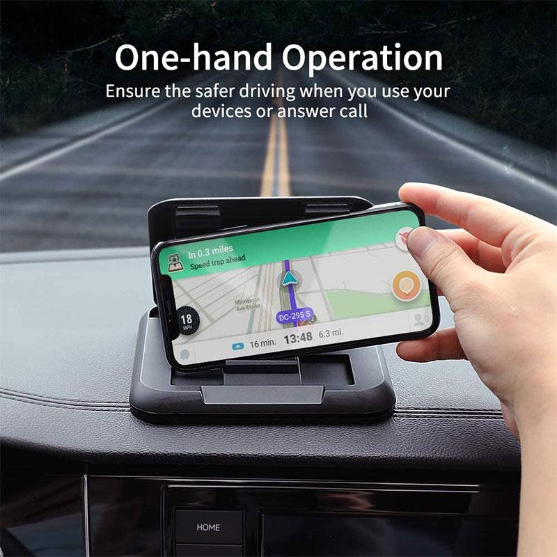New Car Phone Holder Mount Universal Dashboard Phone Holder for Car Anti-Slip Silicone Suction Pad Adjustable Smartphone Support