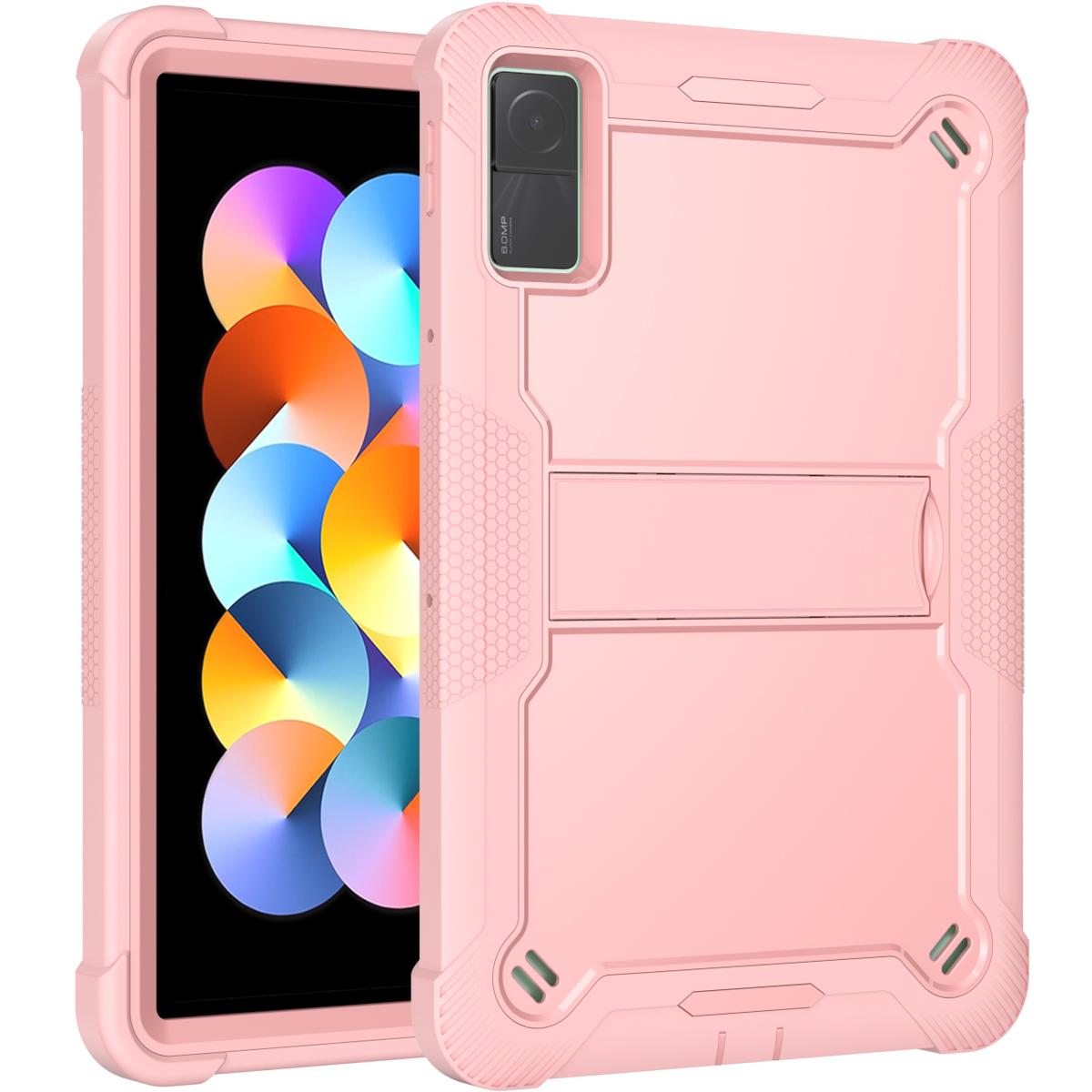 Étui Pour Xiaomi RedMi Pad SE 11 10.6 Support Tablette Coque Blindée Pour Redmi Pad 2 11 pouces Résistant aux Chocs Béquille Enfants Funda RedMi Pad SE 11-inch rose or