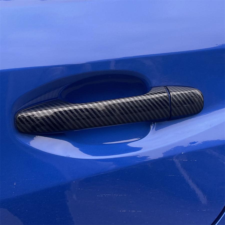Cover For Subaru WRX STi 2015-2021 Carbon Fiber Look Exterior Car Door Handle Cover Trim
