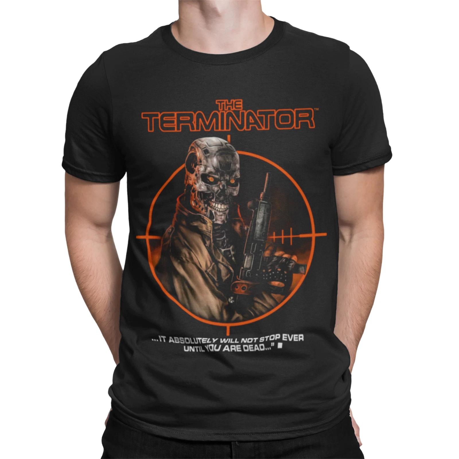 the terminator horror Christmas birthday sci fi film movie t shirt S