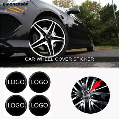 Black 4pcs 56mm Umbrella Corporation for Resident Evil Car Styling Wheel Hub Caps Centre Cover Emblem Badge Sticker Decorative Accessories