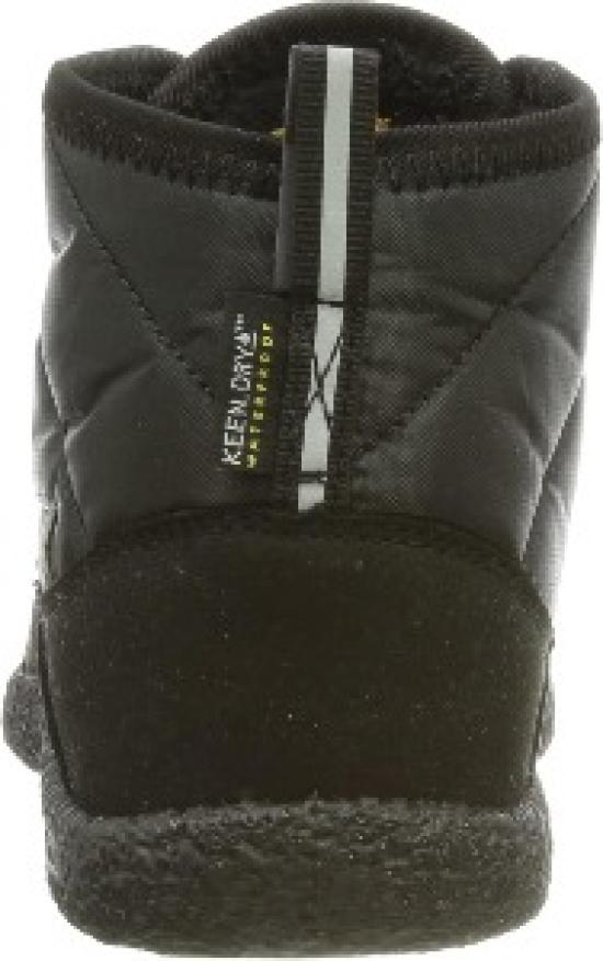KEEN HOWSER II CHUKKA WP Kids’ Waterproof Insulated Boots, Black/Black, 22.0 Cm