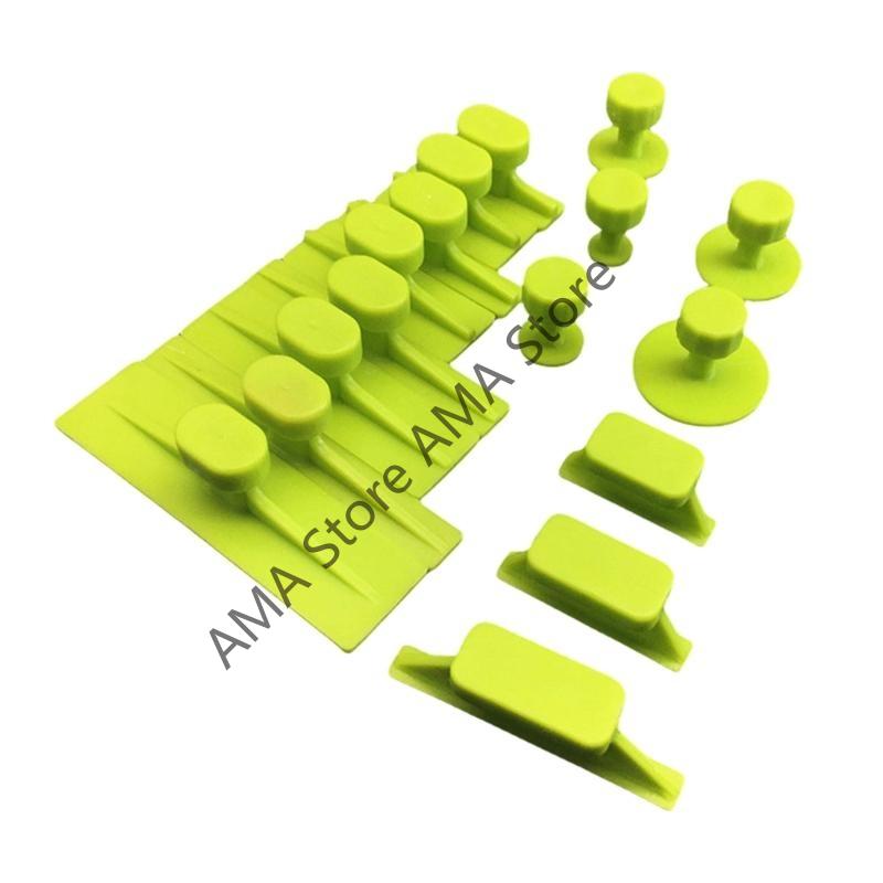 16 /32pcs Paintless Car Body Dent Removal Pulling Tabs Compatible With T Slide Hammer Metal Surface Automobile Dent Repair Tools