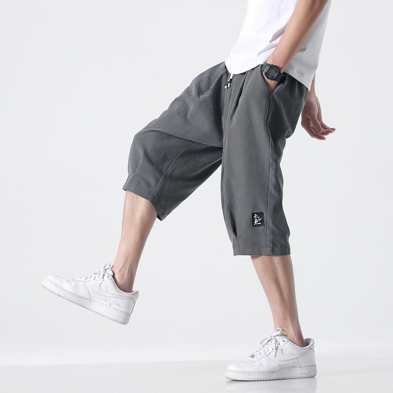 Pantaloncini Estivi da Uomo Larghi Casual Pantaloncini Traspiranti Ricamati a Gamba Dritta Pantaloncini Sportivi Taglie Forti Jogging Fitness Spiaggia