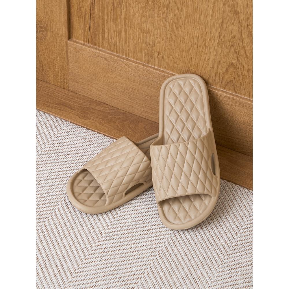 Daiso Rhombus Pattern Slippers 260 To 280 Mm