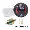 PinXin 1PC 52mm Smoke lens with sensor Boost gauge bar/Water temp/Oil temp/Oil pressure/Voltmeter/Tachometer RPM