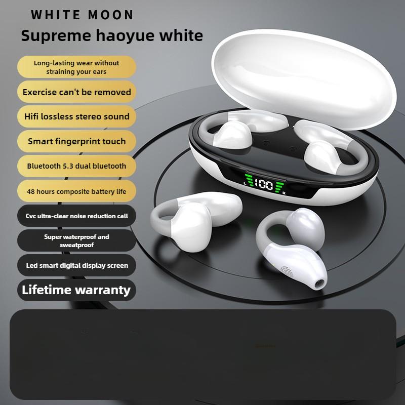 Wireless Bluetooth Headset Standby Life Clip In-ear Running Noise Reduction