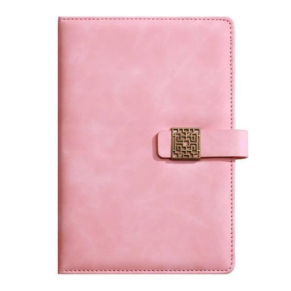 Premium Soft Leather Buckle Diary – Business Office Gift Set with Logo Imprint