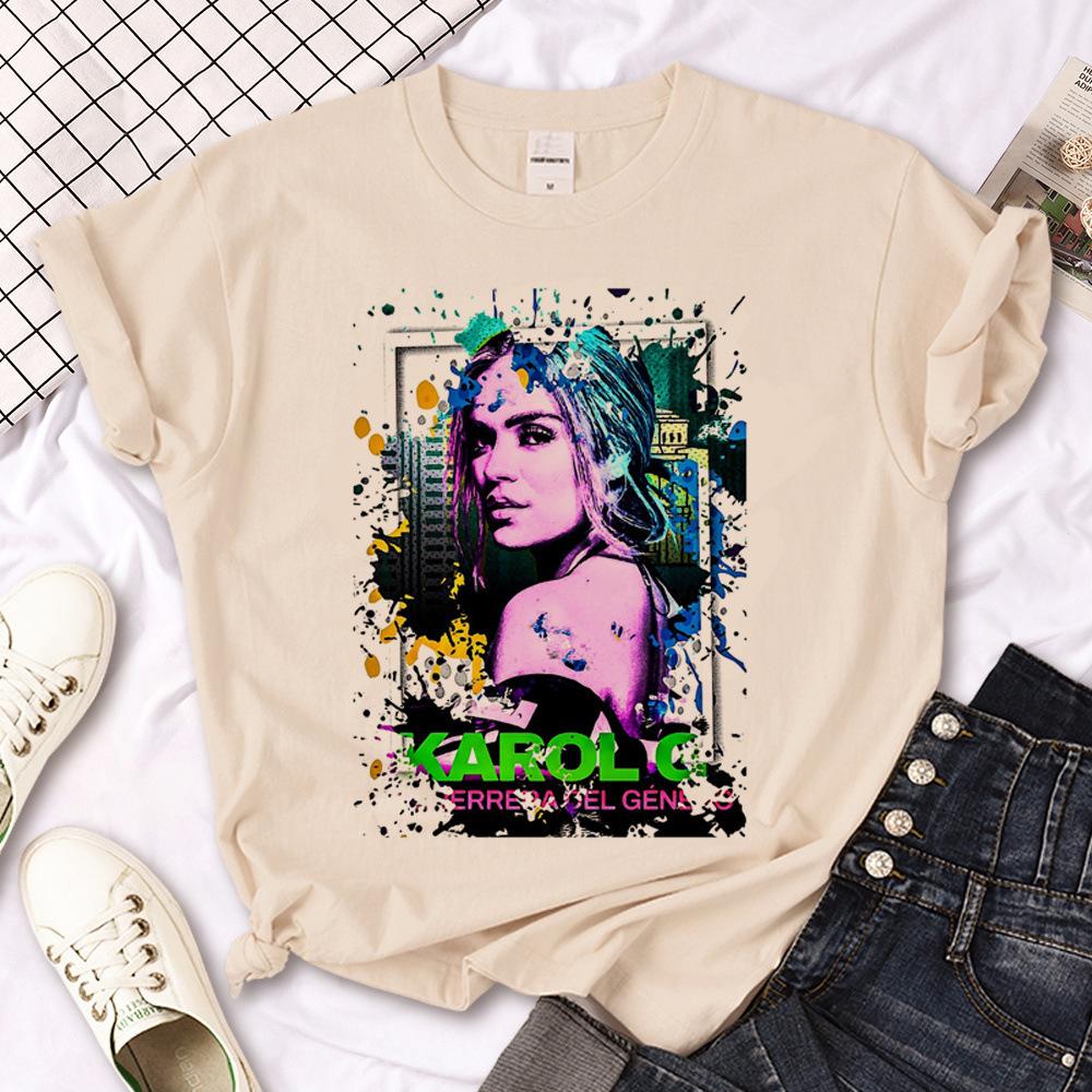 Singer Printed T-Shirt Fashion Trend Short Sleeve Cotton T-Shirt