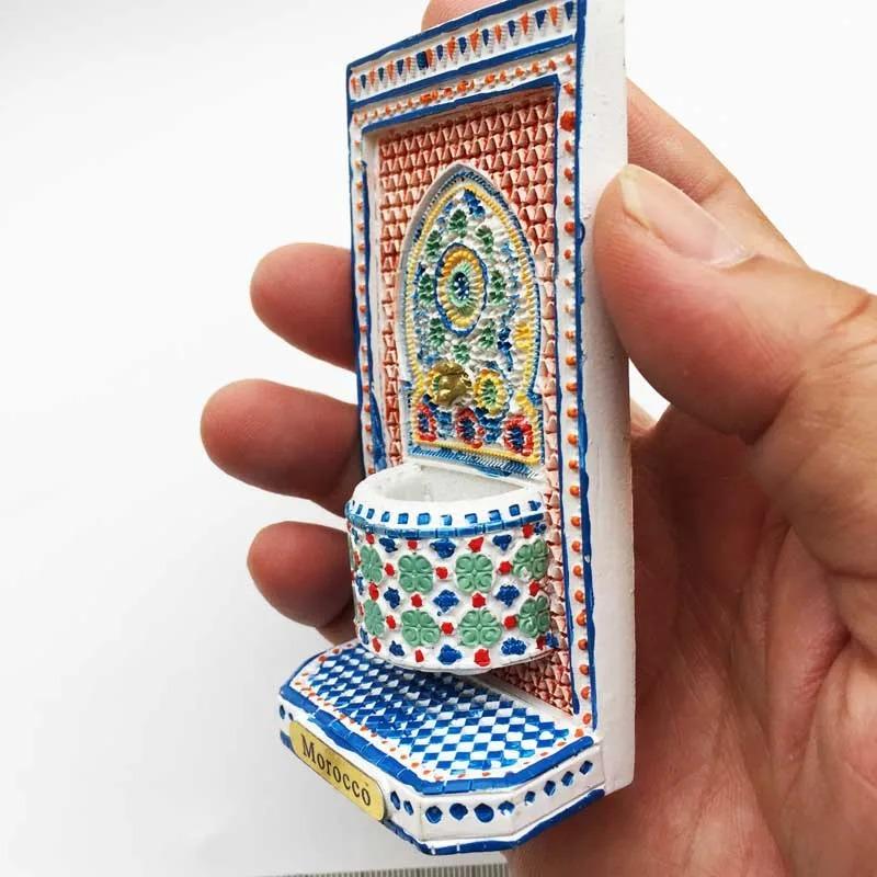 Marokko Casablanca Reise Kühlschrankmagnete Marokko Tourismus Souvenirs Kühlschrankaufkleber Hochzeitsgeschenke Heimdekoration Handwerk