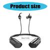 Dynamic Sound Neckband Earphones,6000mAh Battery, IPX6 for Sports, Bluetooth-compatible 5.2 Clear Phone Calls