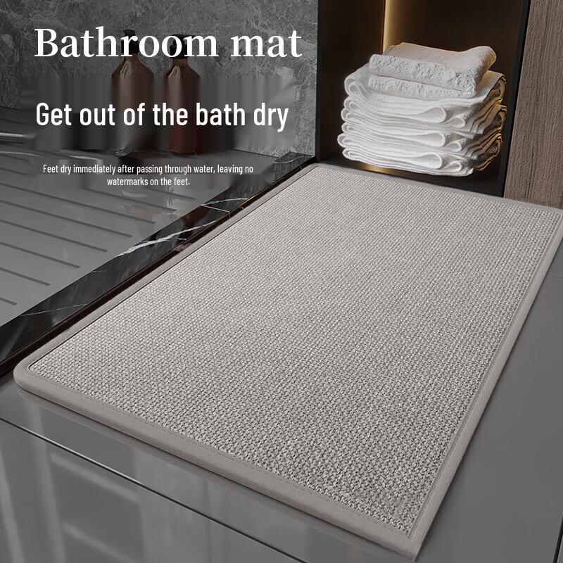 Unstop Quick-Dry Absorbent Non-Slip Bathroom & Entrance Mat