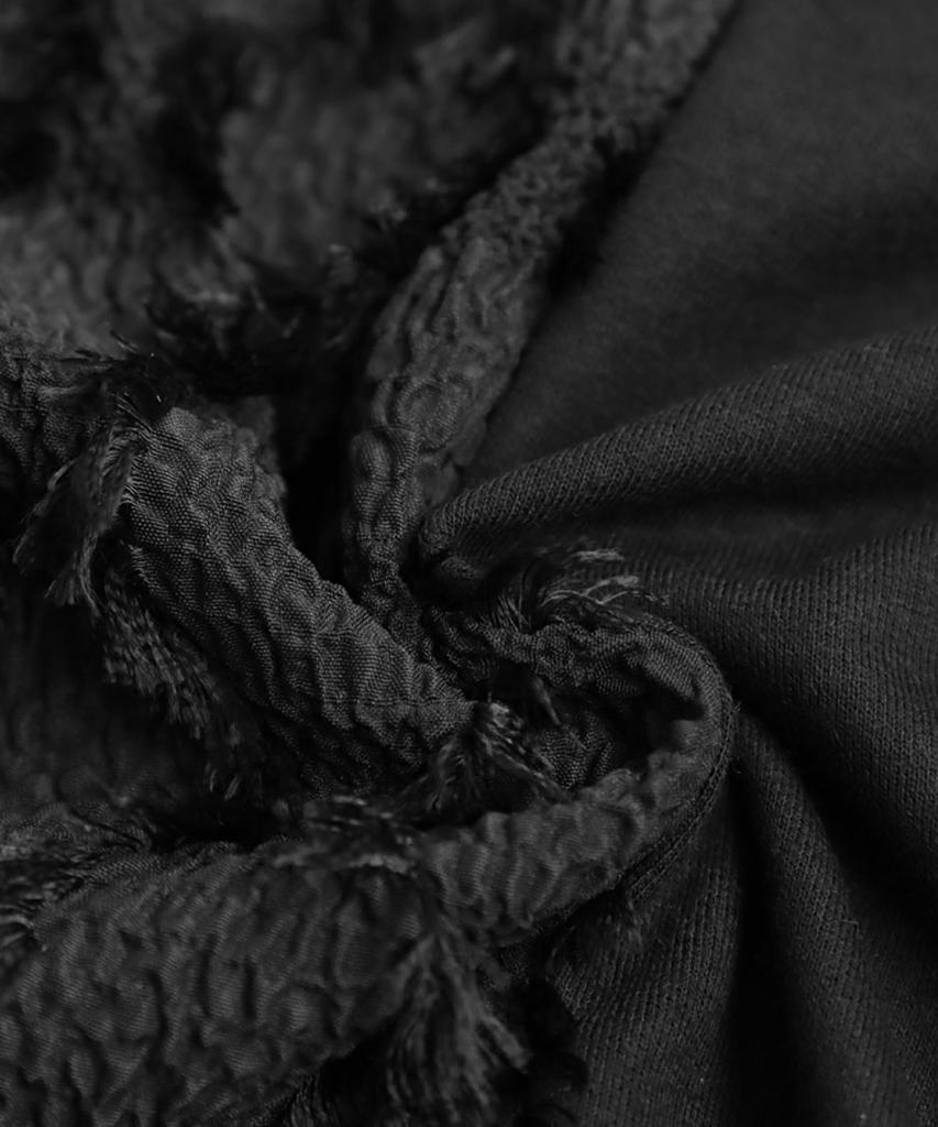 Antiqua Fringe Dolman Short One Size Black Women's Top, Print, Sleeve, Switchable, PA-03812, 05,