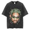 Dennis Rodman Basketbalové Grafické Tričko Pánské Vintage Prané Krátký Rukáv Trička Pánské Pánské Hip Hop Oversized Tričko Streetwear The Worm Tričko