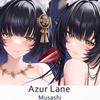 Azur Lane Musashi Dakimakura Yastık Örtüsü Seksi Sarılma Yastık Kılıfı Otaku Tam Vücut Yastık Kılıfı Ev Yatak Dekor Hediye