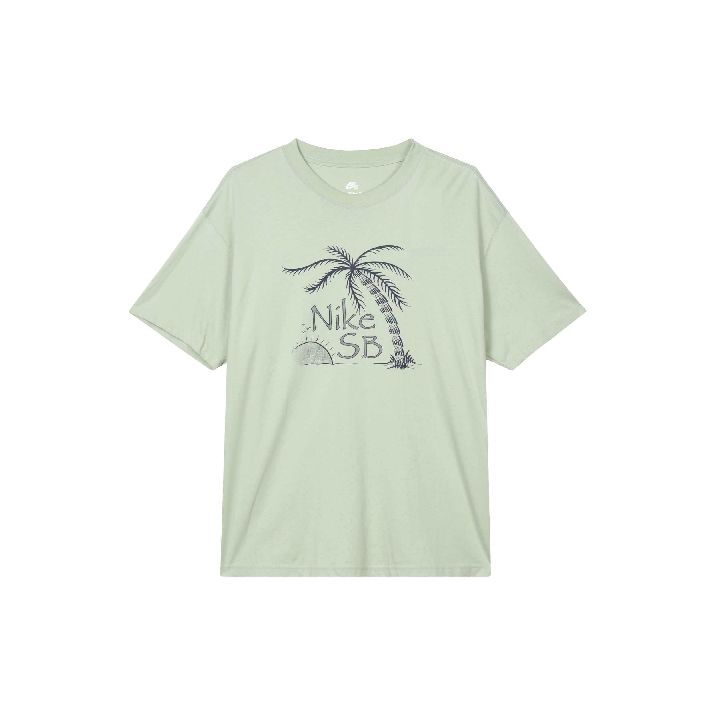 

Мужская повседневная футболка с коротким рукавом и буквенным принтом Nike SB Palm Tree, темно-синяя DQ1851-017 S