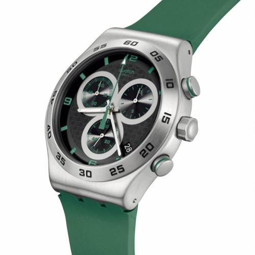 Swatch Carbon Green YVS525 watch