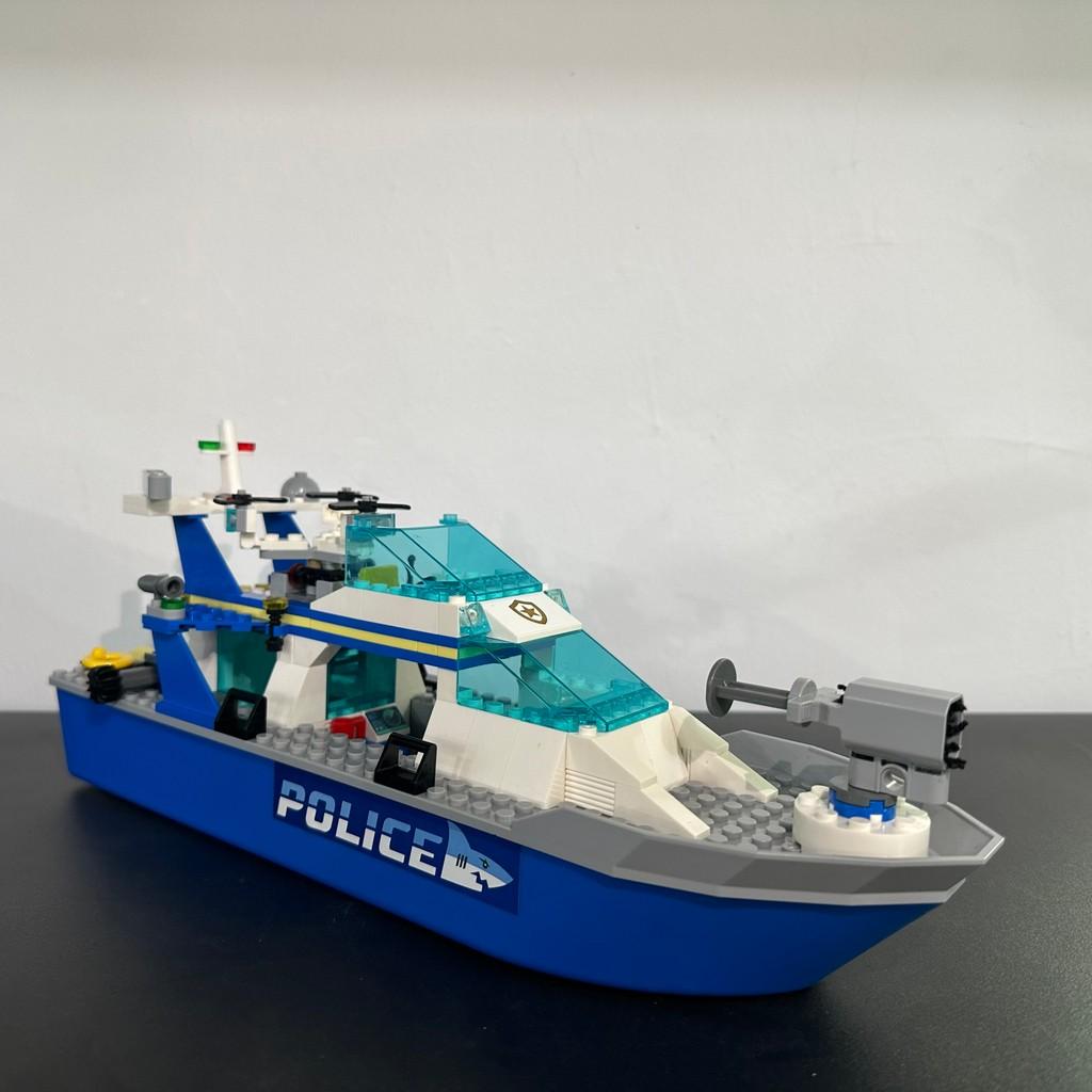 276PCS City Series Sea Speedboat Police Patrol Boat Building Blocks 60277 Shark Submarine Model Bricks DIY Toys For Kids Gifts