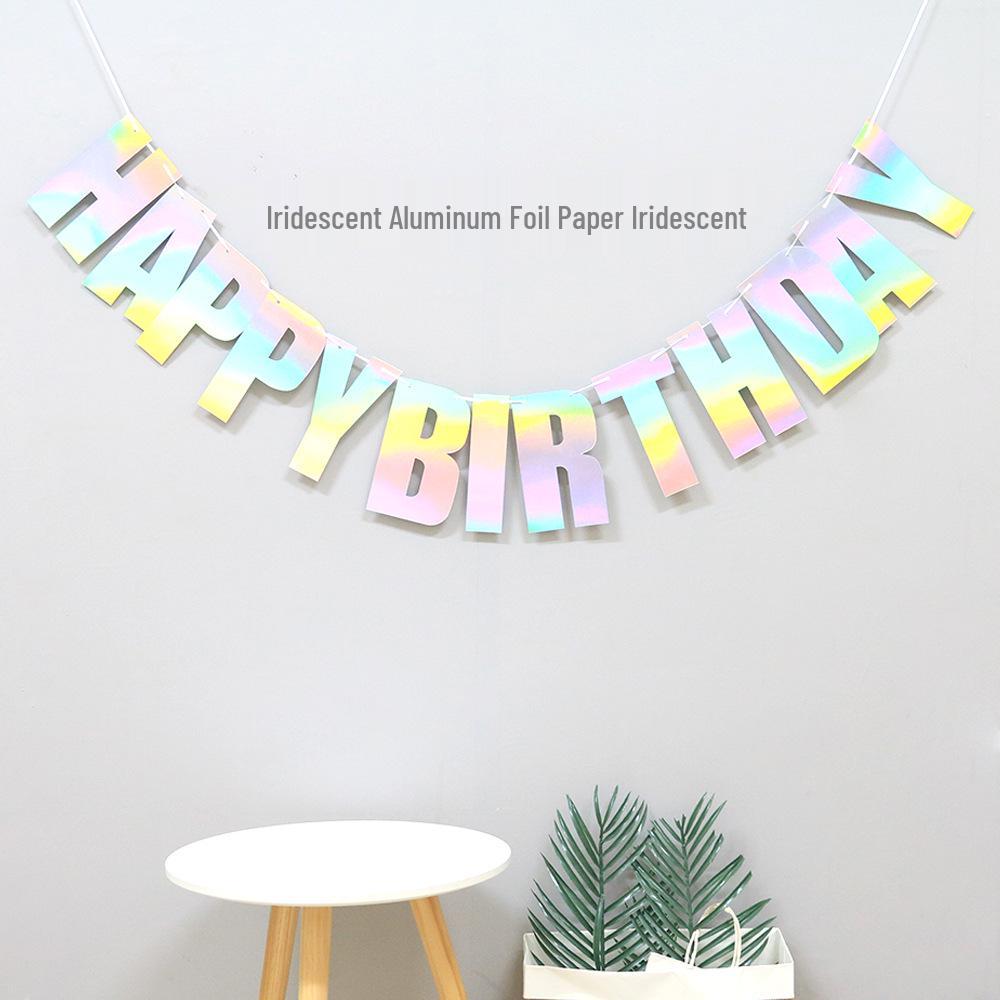 Colorful Happy Birthday Banner - Children's Party Decoration