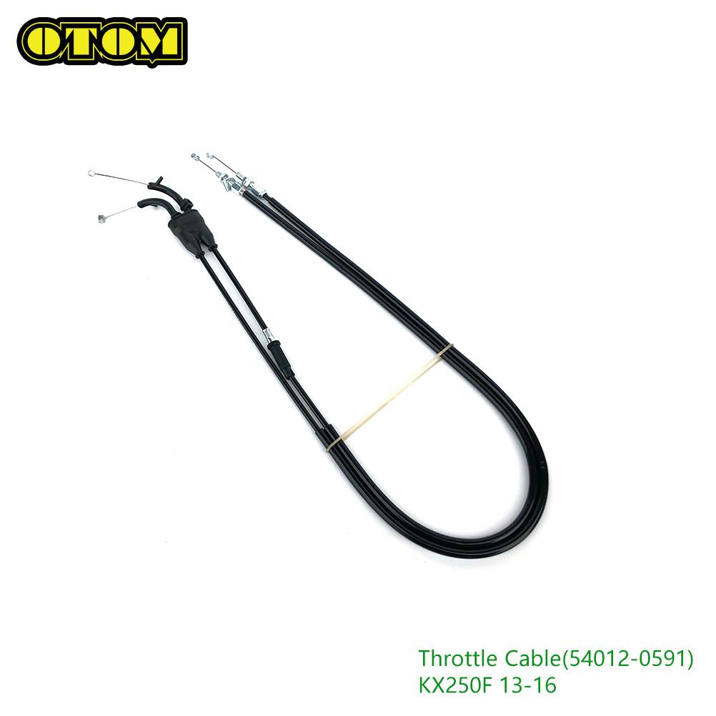 OTOM For KAWAISAKI Throttle Cable Clutch Control Wire Line Pull Wire Carburetor Choke Stayguy KX250F KX450F Off-Road Motorcycle