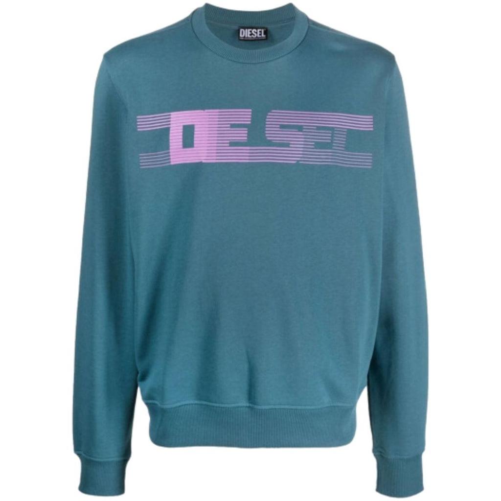 Diesel Unisex Adult Striped Logo Sweatshirt