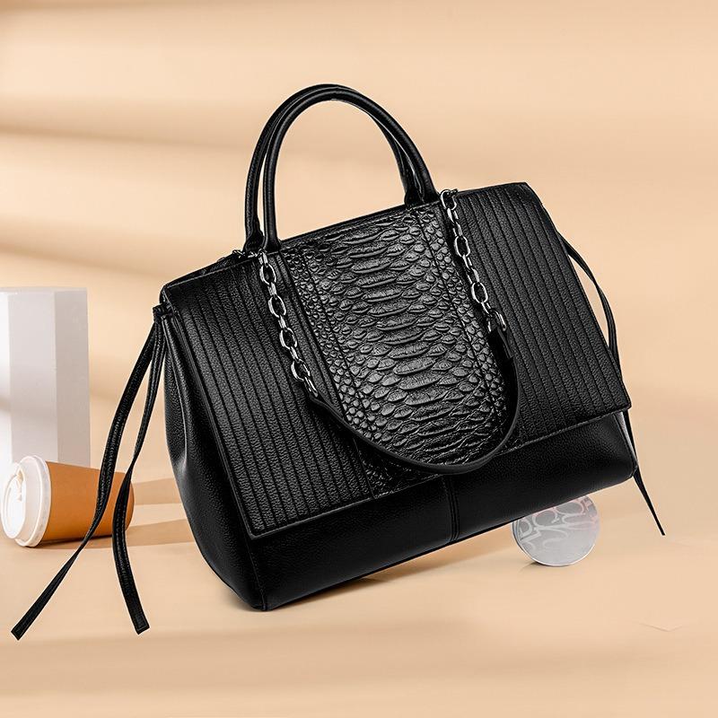 rocodile pattern fashionable texture bag women's new large-capacity women's bag high-end shoulder handbag