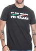Ich schreie nicht, ich bin Italiener | Lustiger Italien-Witz Italia Laute Familienhumor T-Shirt