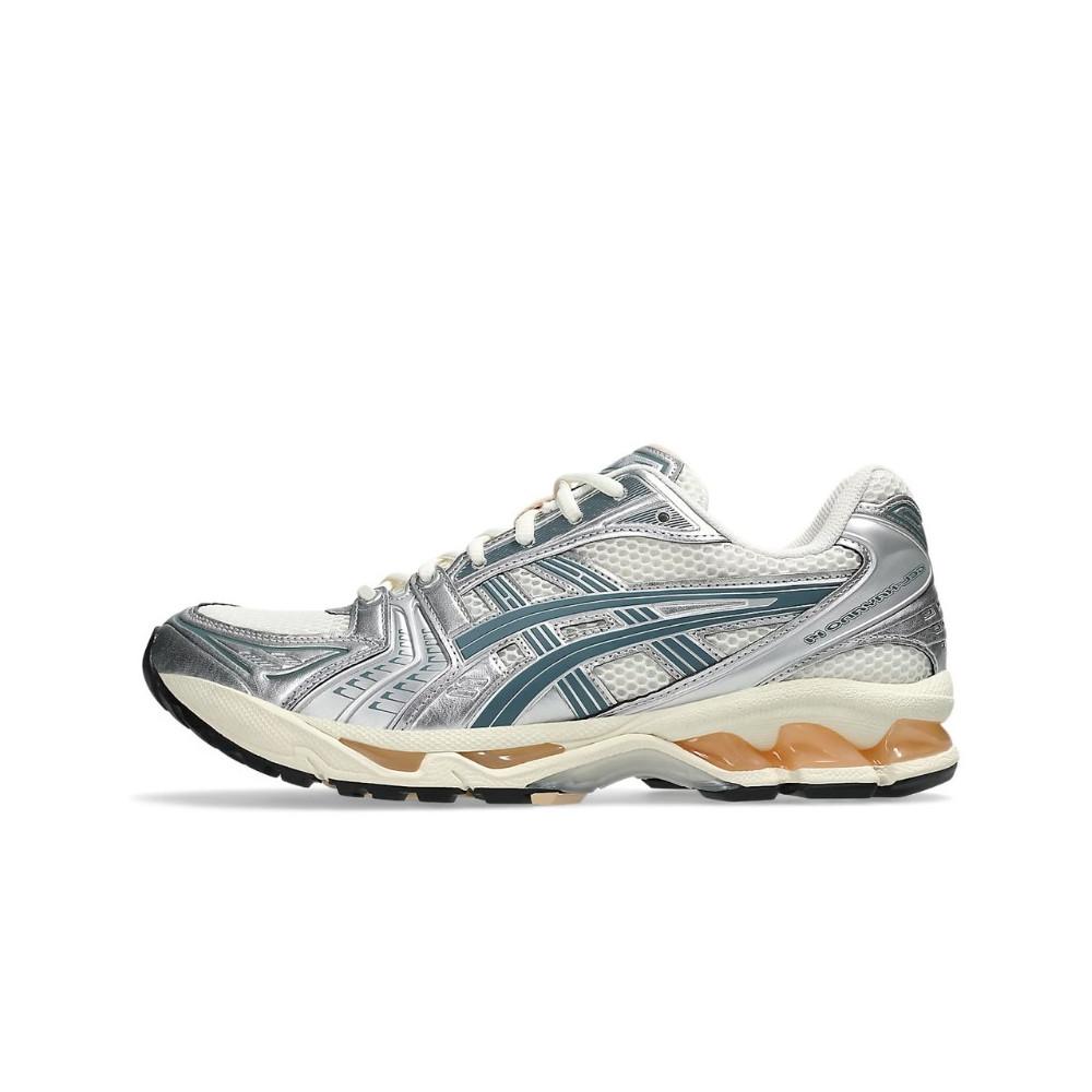 ASICS Gel-Kayano 14 Birch Pure Silver Teal Gold