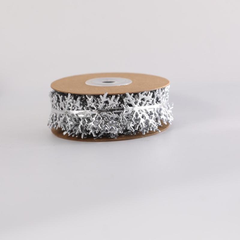 

Искусственная кожа, Золото Серебро, Лента Снежинка, Кружево, Маленький рулон, Рождественское украшение, Ультразвуковое тиснение, Лента, Украшение для вечеринки Pack of 1