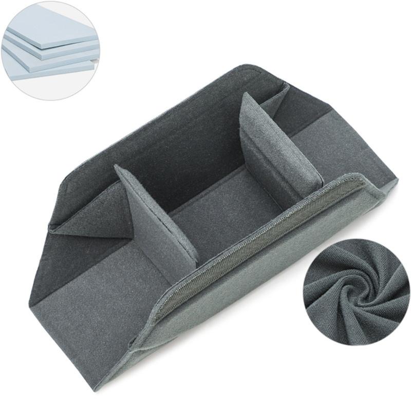 Adjustable Interior Camera Organizer Cube Soft Lining Collapsible Structure Anti Shock Protection for SLR Gear