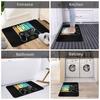 Gamer Play Time Fashionable Style Door Mat Machine Washable for Bathroom Bedroom Living Room Entrance
