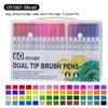 Double-Headed Washable Watercolor and Manga Pen Set for Kids