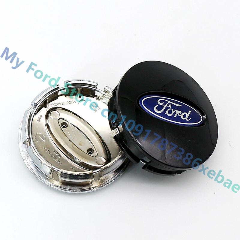 Car Sticker 4Pcs 65mm Car Styling Wheel Center Hub Cap Emblem Logo Hub Cap For Ford Fiesta Mondeo Fusion Explorer Escape Shelby