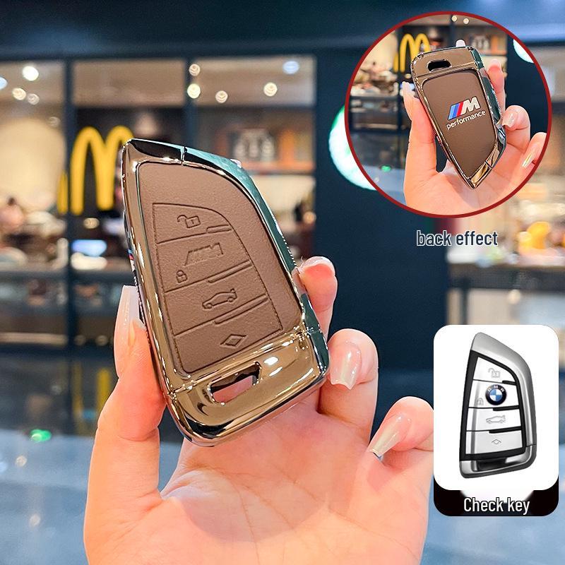 BMW Key Cover: Fits 1, 2, 3, 5 Series; I3, X1, X3, X5, iX3 Models with Blade Buckle