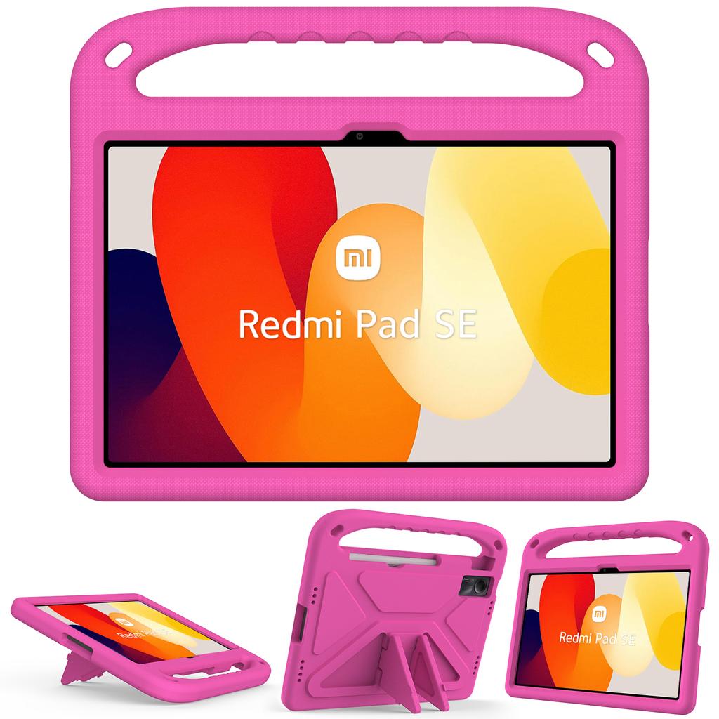 EVA Case For Xiaomi Redmi Pad SE 2023 11 inch 23073RPBFG Built-in Kickstand Cover Kids Friendly With Portable Holder Shockproof
