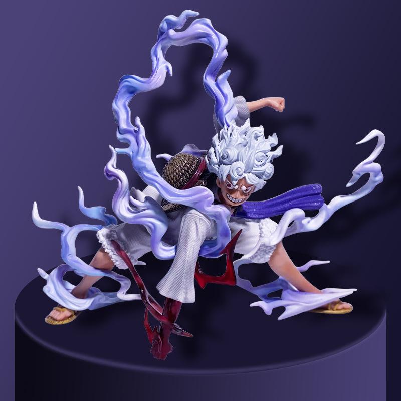 

One Piece, Luffy, squatting hand-made model