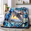 Marine Life Whale Home Customize Your Name Blankets Comfortable Soft Lightweight Allseason Multipurpose Blanket For Picnics Sofas Offices Beds Living