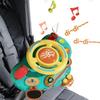 With Sound Light Baby Steering Wheel Toy Puzzle Stroller Driving Musical Toys  Boys Gift