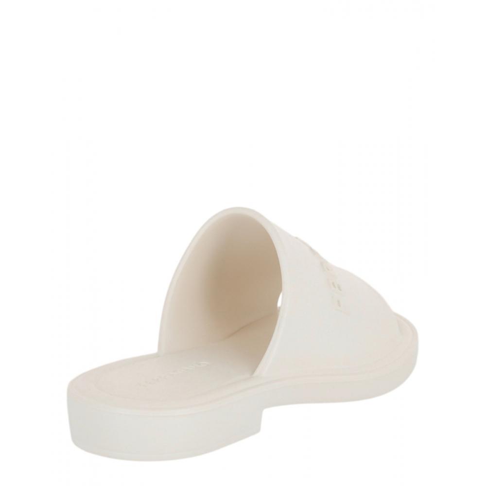 Salvatore Ferragamo Giuneva Logo Slides White