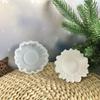 Holiday Candle Holders Mold in Silicone, Christmas Wreath Shape for Epoxy Resin, Cements and Plasters Casting, Round Tealight Decors for Tabletop