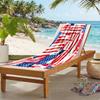 American Flag Fashion Beach Towel: Ideal for Summer Adventures Soft, absorbent and quick drying suitable for swimming and bathing