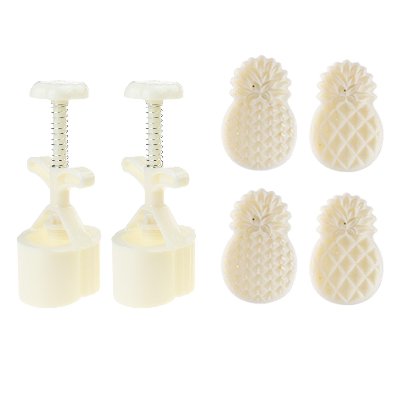 

Упаковка из 2 формочек для художественной выпечки, удобная силиконовая форма для приготовления вкуснейшего ананасового лунного пряника, отлично подходит для подарка 50