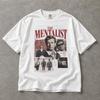 The Mentalist Graphic T-Shirt | Retro TV Show Poster Shirt | Vintage Patrick Jane Tee | Bruno Heller