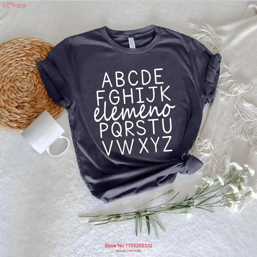 Alphabet T Shirt Back To School Teacher Abc Letters Kindergarten Teaching Eleunisexo 1st Day Of Vintage Soft Graphic Unisex