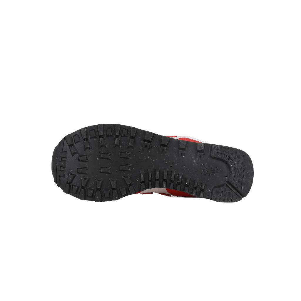 New Balance NB 574 Cushioning Abrasion Resistant Breathable Low Top City Commuting Running Shoes Unisex Red White ML574EVW(Team368-)