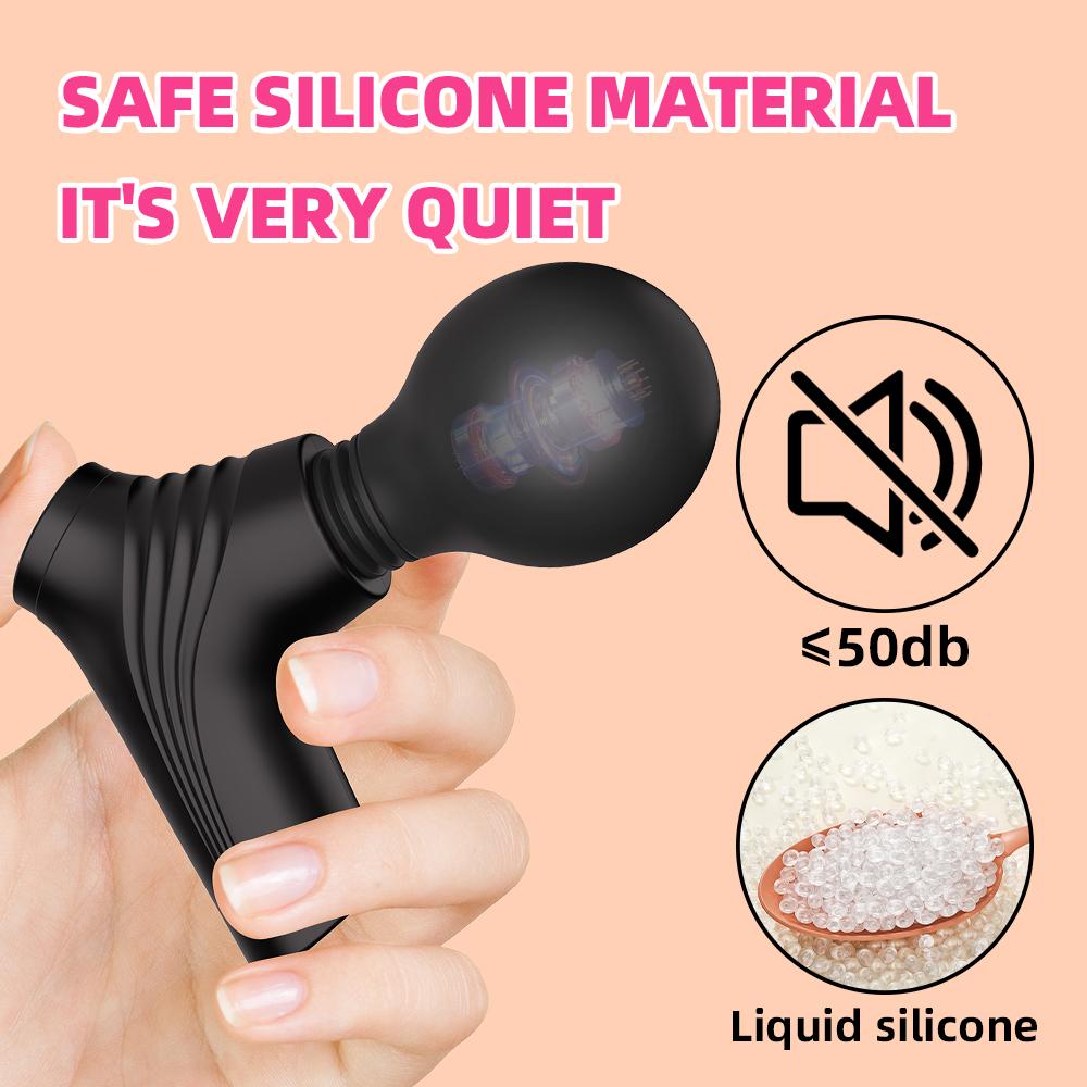 Clitoris Stimulator Small Vibrator Clitoris Vibrating Massager Gun Adult Women Vibrator Sex Toy Muscle Relax Electric Mini Toy