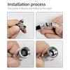 Bicycle Pump Portable Mini Bicycle Pump Cycling Hand Air Pump Ball Tire Inflator Schrader Presta Valve MTB Road Bike Accessories